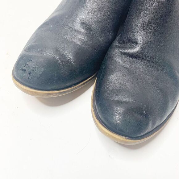 Lucky Brand Bardon 2 Ankle Bootie Stacked Heel Boots Black Leather Women’s 8.5 M - Picture 10 of 10